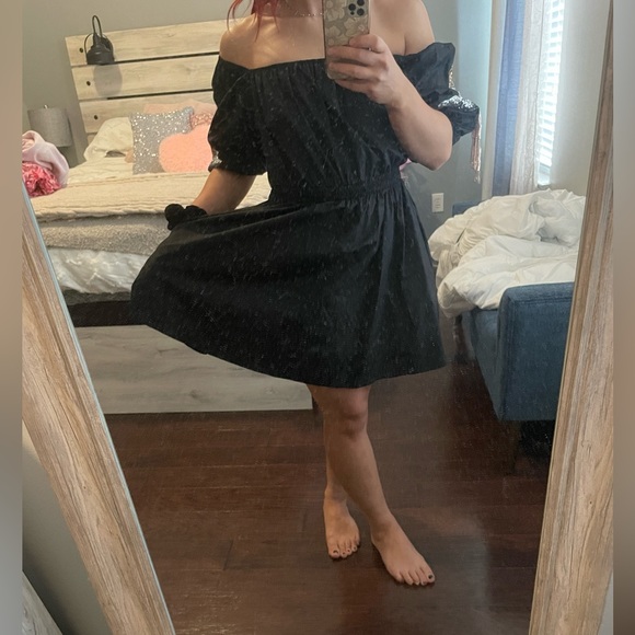 Off Shoulder Sequin Rodeo Dress - Picture 7 of 7